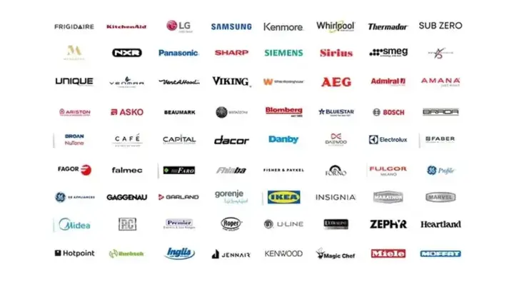 Brands we repair